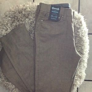 Men’s dress pants Brownish tan color.